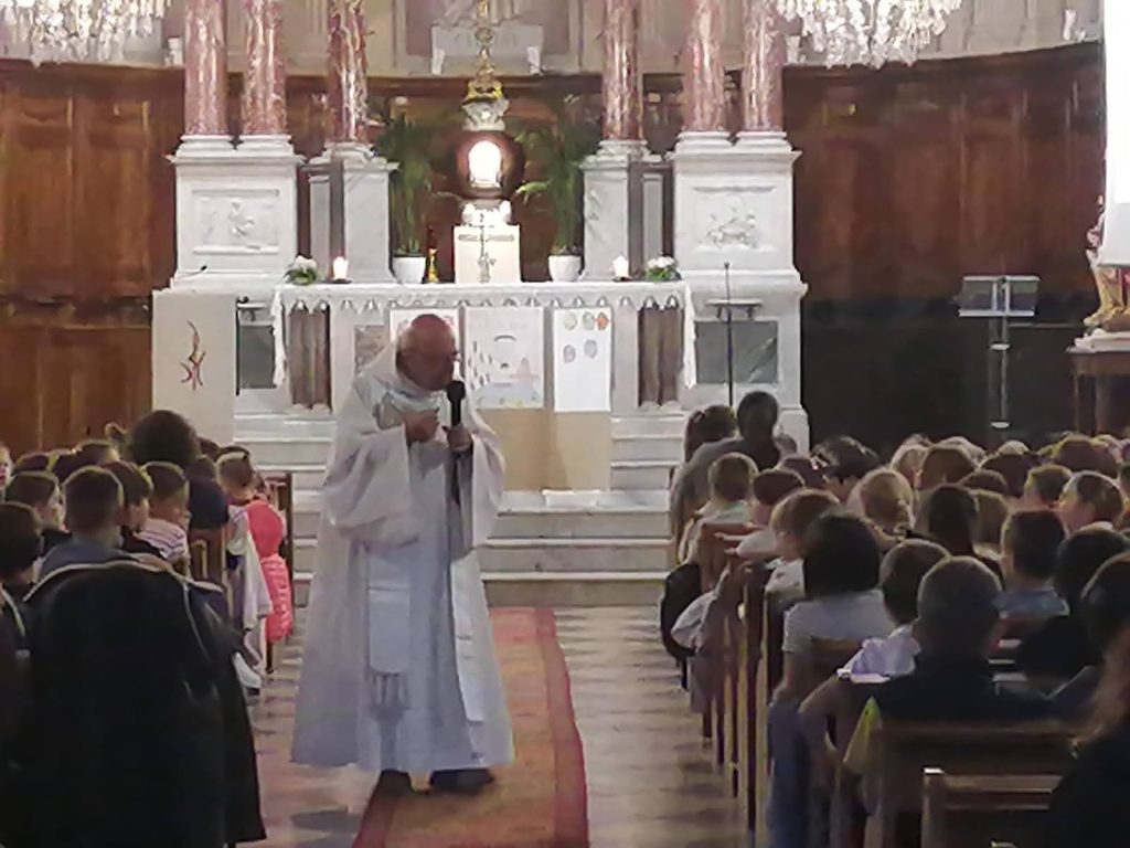 La célébration de rentrée à l'église Saint-Maurice